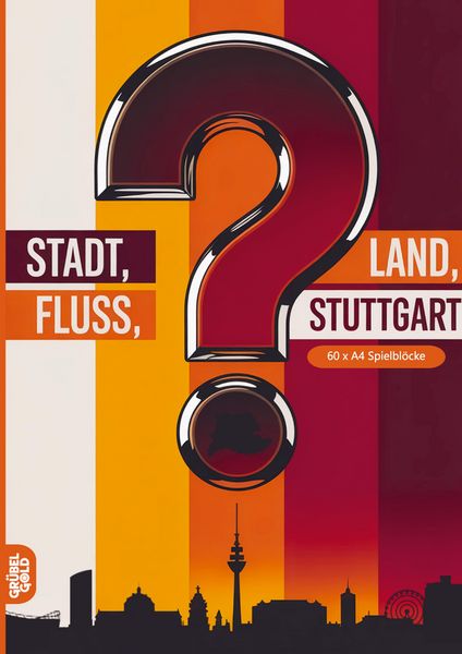 Stadt, Land, Fluss, Stuttgart, Taschenbuch von Grübelgold Rätselhefte, Grübelgold, 9783693193358