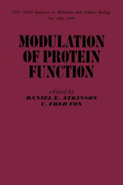 Produktbild: Modulation of Protein Function