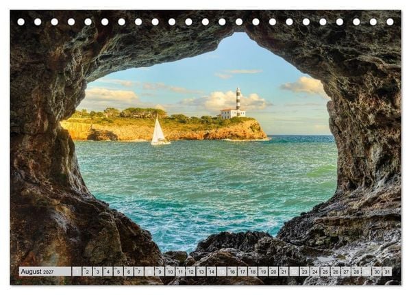 Produktbild: Wundersch&ouml;nes Mallorca (Tischkalender 2027 DIN A5 quer), CALVENDO Monatskalender