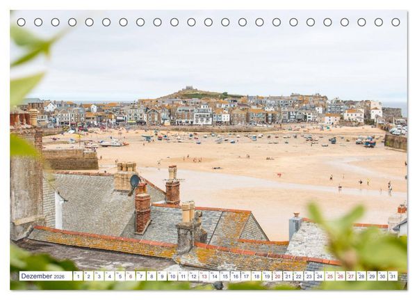 Produktbild: Cornwall Impressionen (Tischkalender 2026 DIN A5 quer), CALVENDO Monatskalender