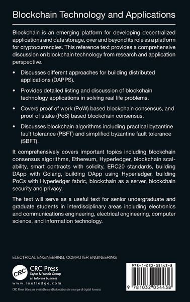 Produktbild: Blockchain Technology and Applications