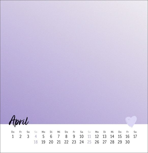 Produktbild: Kreativkalender zum Aufstellen Mit Liebe gemacht 2027