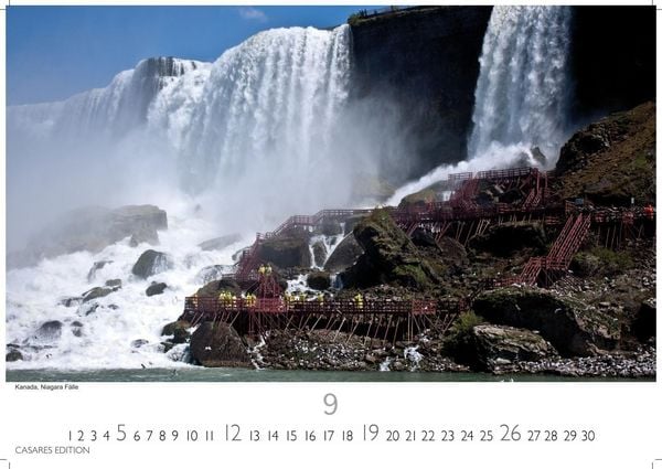 Produktbild: Wasserf&auml;lle Kalender 2027 &ndash; Wandkalender | Fotokalender Naturkalender 35x50cm Gro&szlig;format - Inspirierende Wasserfall-Fotografien f&uuml;r das ganze Jahr.