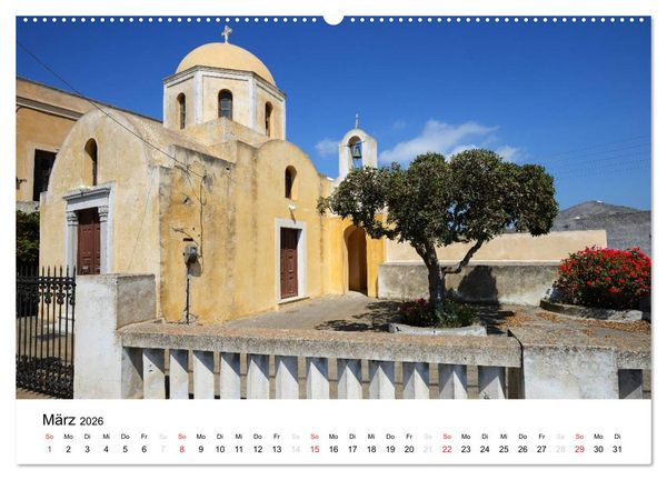 Produktbild: Kirchen und Kl&ouml;ster Griechenlands (Wandkalender 2026 DIN A2 quer), CALVENDO Monatskalender