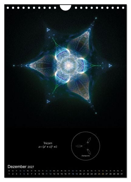 Produktbild: Buddhabrot fractal art (Wandkalender 2027 DIN A4 hoch), CALVENDO Monatskalender