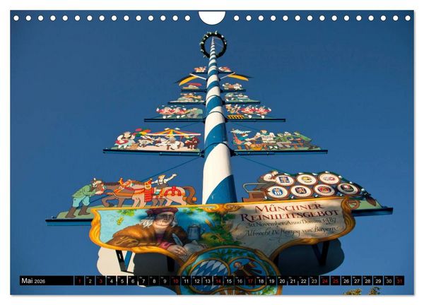 Produktbild: Landeshauptstadt M&uuml;nchen (Wandkalender 2026 DIN A4 quer), CALVENDO Monatskalender