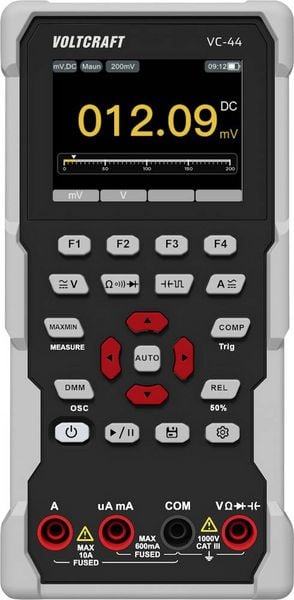 VOLTCRAFT VC-44 Hand-Multimeter und 1 Kanal Oszilloskop digital CAT III 1000 V Anzeige (Counts): 20000