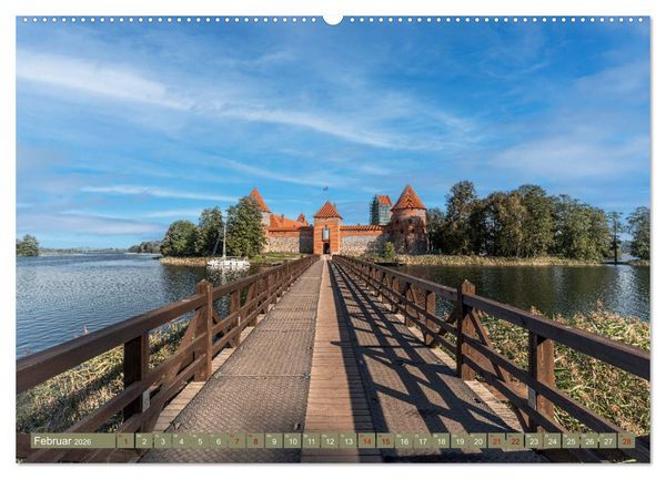 Produktbild: Via Baltica - eine Reise durch Estland, Lettland und Litauen (hochwertiger Premium Wandkalender 2026 DIN A2 quer), Kunstdruck in Hochglanz