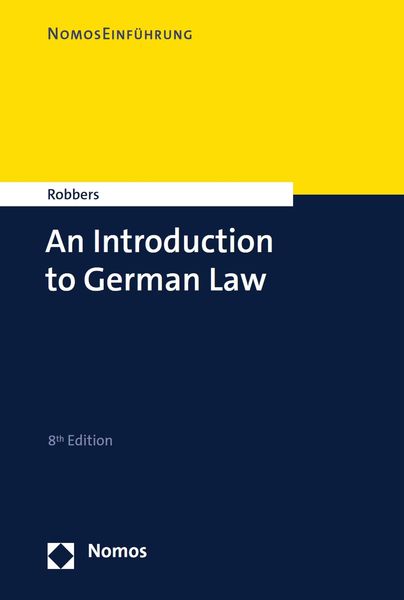 Produktbild: An Introduction to German Law