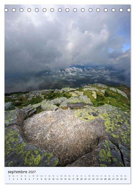 Produktbild: Terre de caract&egrave;re - Paysages du Pays basque (Calendrier de bureau 2027 DIN A5 horizontal), CALVENDO calendrier mensuel
