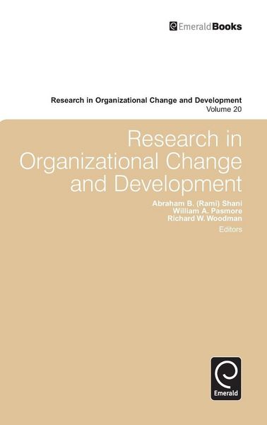 Produktbild: Research in Organizational Change and Development