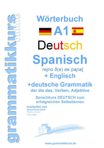 Produktbild: W&ouml;rterbuch Deutsch - Spanisch - Englisch A1