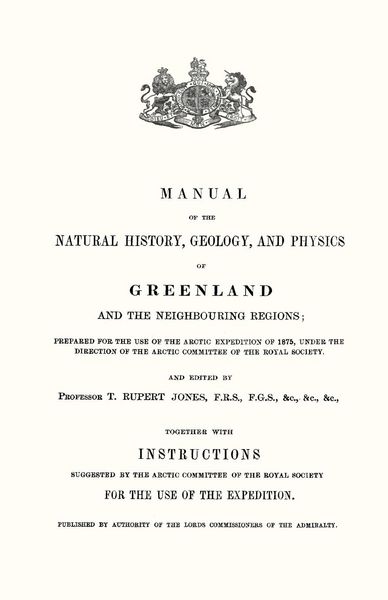 Produktbild: Manual of the Natural History, Geology, and Physics of Greenland 1875 Volume 2