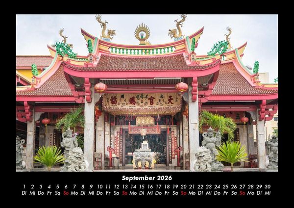 Produktbild: Tempel 2026 Fotokalender DIN A3