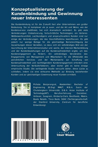 Produktbild: Konzeptualisierung der Kundenbindung und Gewinnung neuer Interessenten
