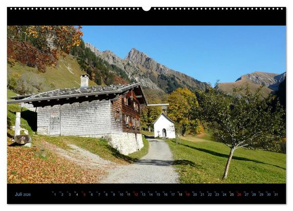 Produktbild: Region Oberstdorf - Kleinwalsertal und Nebelhorn (Wandkalender 2026 DIN A2 quer), CALVENDO Monatskalender