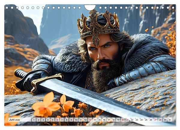 Produktbild: Die Magie des Schwertes (Wandkalender 2026 DIN A4 quer), CALVENDO Monatskalender