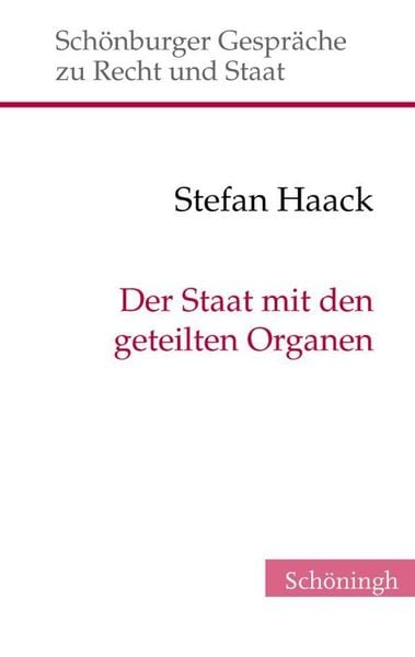 Produktbild: Der Staat mit den geteilten Organen