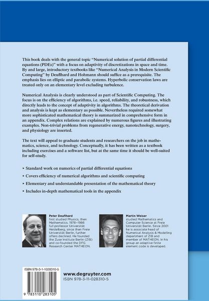 Produktbild: Adaptive Numerical Solution of PDEs