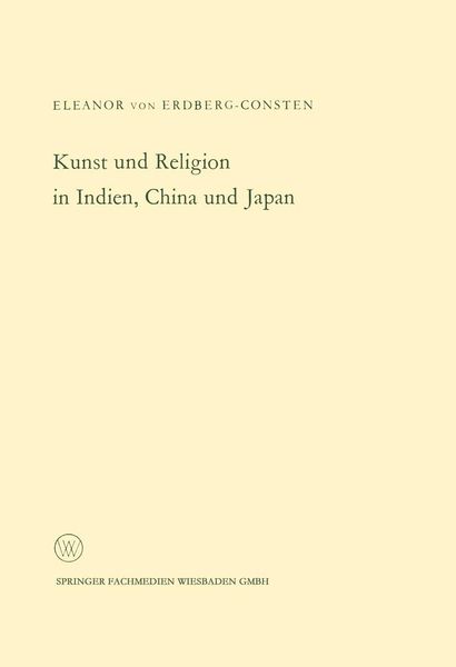 Produktbild: Kunst und Religion in Indien, China und Japan