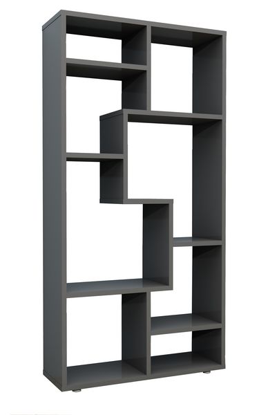 Produktbild: Holz Stand Regal Raumteiler B&uuml;cherregal Lanisa M