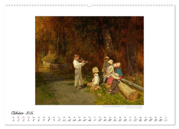Produktbild: KlangFarben - Musik im Bild Kunstkalender (hochwertiger Premium Wandkalender 2026 DIN A2 quer), Kunstdruck in Hochglanz
