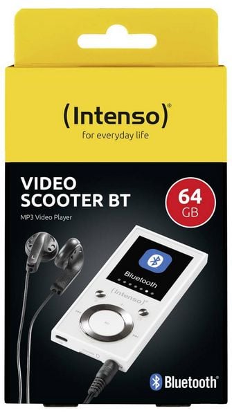 Produktbild: Intenso Music Walker MP3-Player 64GB Wei&szlig; Bluetooth&reg;