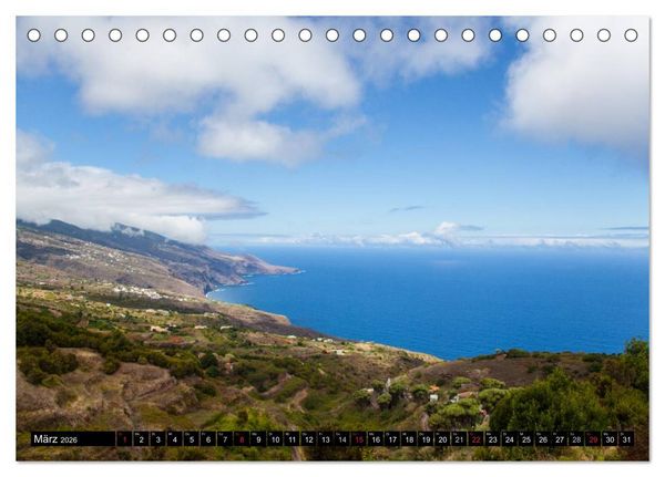 Produktbild: Faszinierendes La Palma (Tischkalender 2026 DIN A5 quer), CALVENDO Monatskalender