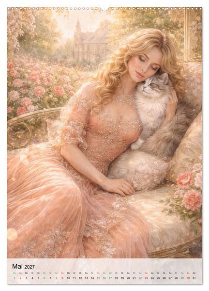 Produktbild: Glanz der Belle &Eacute;poque (hochwertiger Premium Wandkalender 2027 DIN A2 hoch), Kunstdruck in Hochglanz