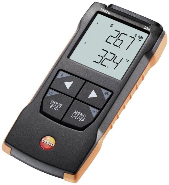 Produktbild: Testo 922 Temperatur-Messger&auml;t -50 - +1000&deg;C F&uuml;hler-Typ K
