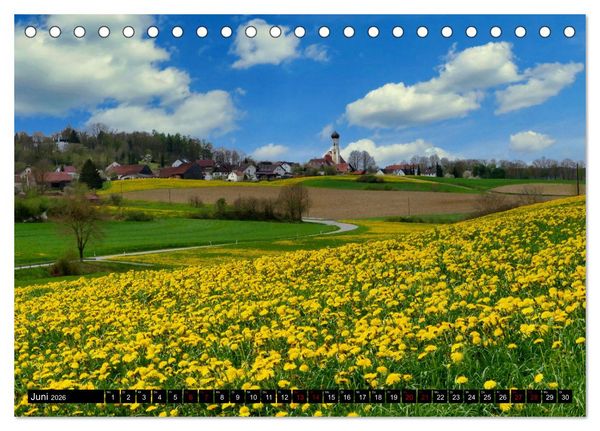 Produktbild: Die Stauden - Heimat in den westlichen W&auml;lder Augsburg (Tischkalender 2026 DIN A5 quer), CALVENDO Monatskalender