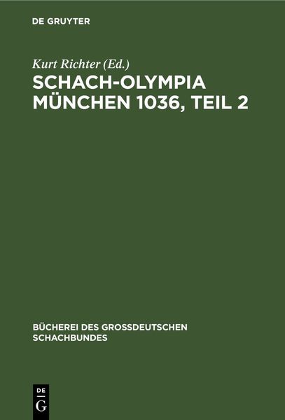 Produktbild: Schach-Olympia M&uuml;nchen 1036, Teil 2