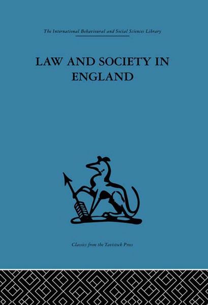 Produktbild: Law and Society in England