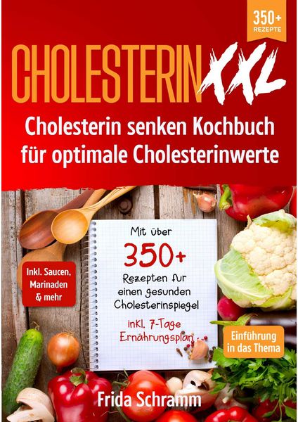 Produktbild: Cholesterin XXL - Cholesterin senken Kochbuch f&uuml;r optimale Cholesterinwerte