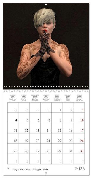Produktbild: Tattoos on nice skin (Wall Calendar 2026 12 &times; 12 Inch) CALVENDO 12 Month Wall Calendar