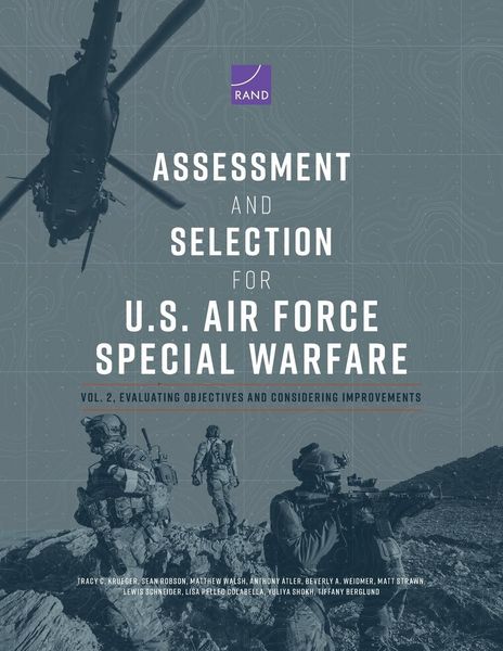 Produktbild: Assessment and Selection for U.S. Air Force Special Warfare
