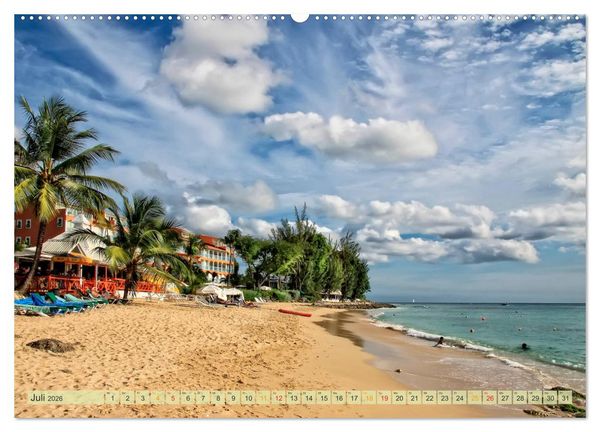 Produktbild: Die kleinen Antillen - Barbados (Wandkalender 2026 DIN A2 quer), CALVENDO Monatskalender