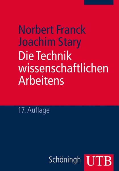 Produktbild: Die Technik wissenschaftlichen Arbeitens