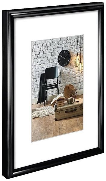 Produktbild: Hama 00061626 Bilder Wechselrahmen Papierformat: DIN A4 (B x H x T) 220 x 305 x 15mm Schwarz