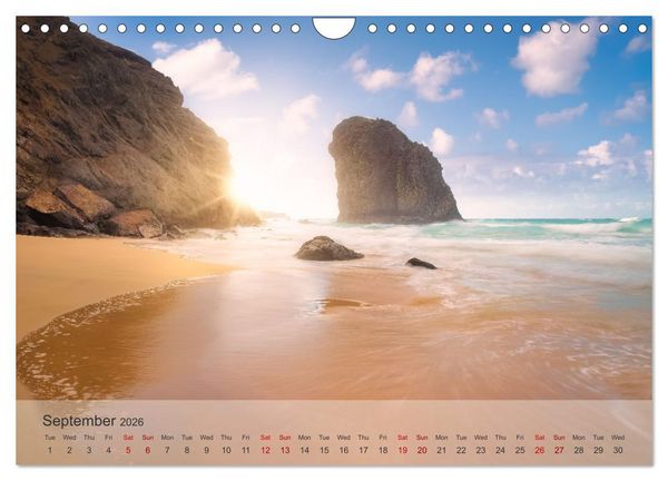 Produktbild: Beautiful Seascapes (Wall Calendar 2026 DIN A4 landscape), CALVENDO 12 Month Wall Calendar