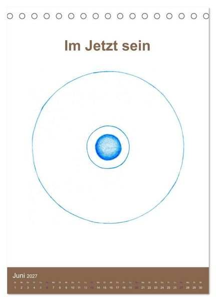Produktbild: Delfinheilsymbole (Tischkalender 2027 DIN A5 hoch), CALVENDO Monatskalender