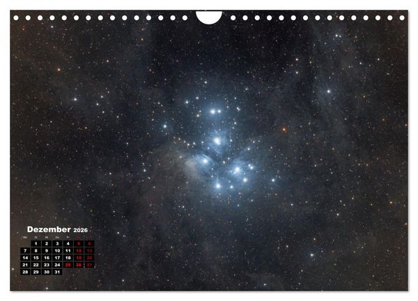 Produktbild: InfinityAstro - die Unendlichkeit im Bild - Astrofotos von Roland Schliessus (Wandkalender 2026 DIN A4 quer), CALVENDO Monatskalender