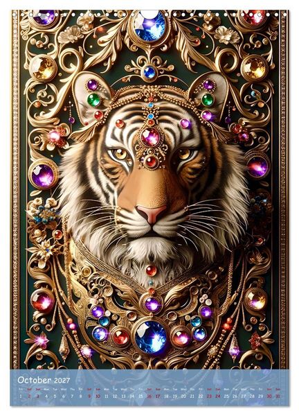 Produktbild: The Art of Power Animals (Wall Calendar 2027 DIN A3 portrait), CALVENDO 12 Month Wall Calendar