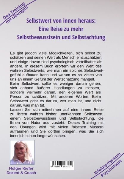 Produktbild: Selbstwert von innen heraus - ergibt mehr Selbstbewusstsein