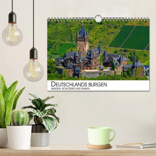Produktbild: Deutschlands Burgen - Burgen, Schl&ouml;sser und Ruinen (Wandkalender 2026 DIN A4 quer), CALVENDO Monatskalender