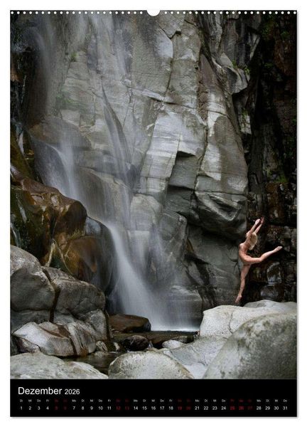 Produktbild: Wasserf&auml;lle im Tessin - Aktaufnahmen an sch&ouml;nen Wasserf&auml;llen in der S&uuml;dschweiz (Wandkalender 2026 DIN A2 hoch), CALVENDO Monatskalender
