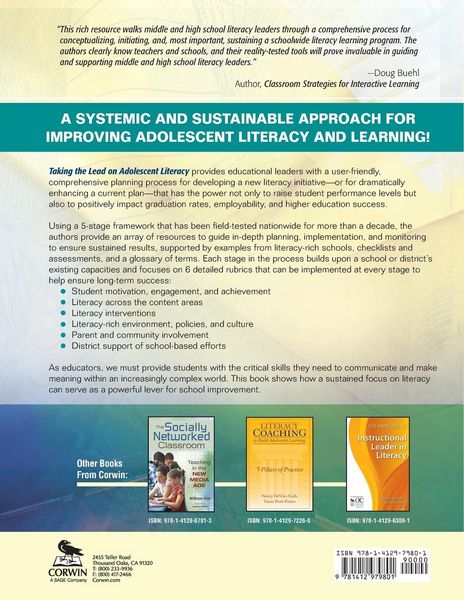 Produktbild: Taking the Lead on Adolescent Literacy