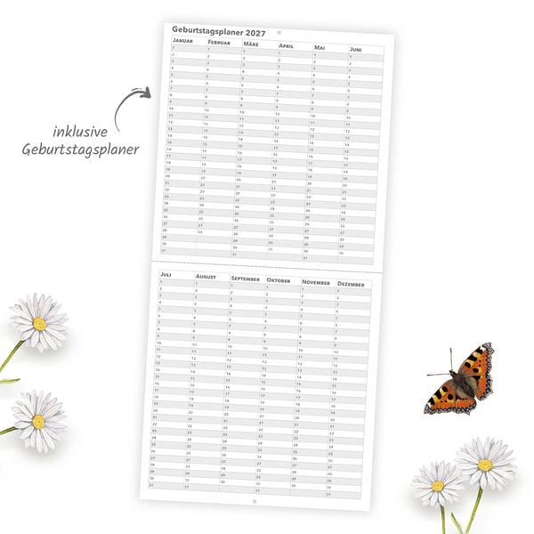 Produktbild: TR&Ouml;TSCH - Brosch&uuml;renkalender Blumenkalender 2027