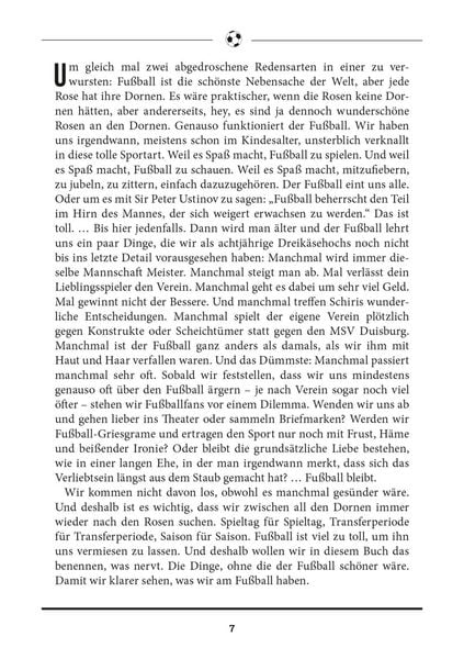 Fußball am Arsch!