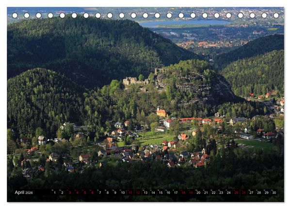 Produktbild: Das Zittauer Gebirge - (Tischkalender 2026 DIN A5 quer), CALVENDO Monatskalender